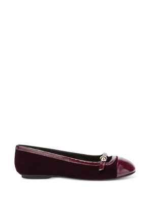 Furla Sfera-logo ballet flats - Red