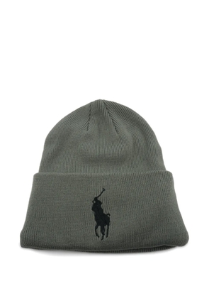 Polo Ralph Lauren logo beanie hat - Grey