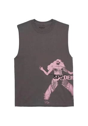 SP5DER x Young Thug Muscle tank top - Grey