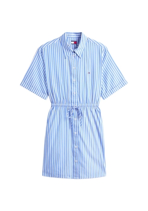 Tommy Hilfiger striped-pattern mini dress - Blue