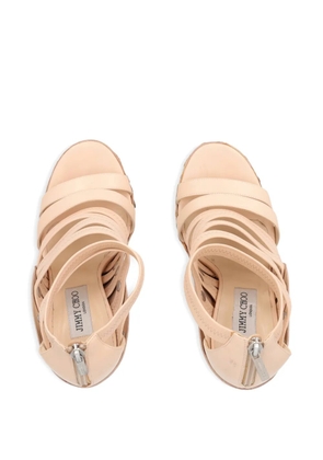 Jimmy Choo Pre-Owned Décolleté multi-strap sandals - Neutrals