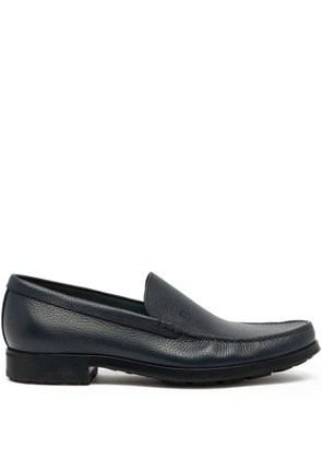 Bally Odeny grained leather loafers - Blue