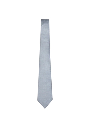 Giorgio Armani jacquard-pattern tie - Blue