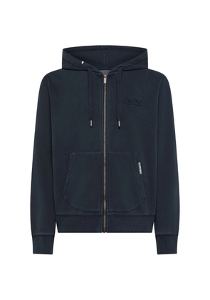 Sun68 zip-fastening hoodie - Blue