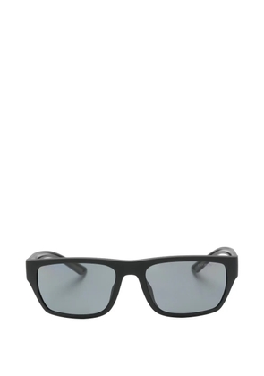 Emporio Armani rectangle frame sunglasses - Black