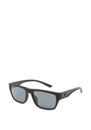 Emporio Armani rectangle frame sunglasses - Black