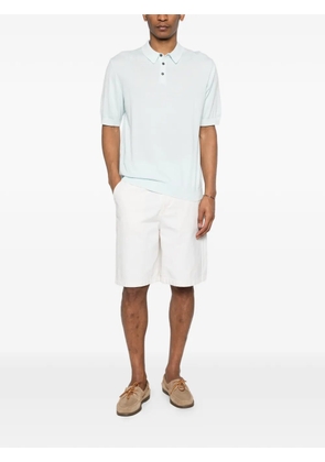 04651 / A TRIP IN A BAG buttoned polo shirt - Blue