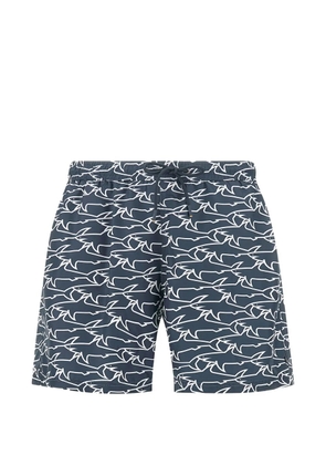 Paul & Shark shark-print swim shorts - Blue