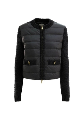 Moncler padded zip-up jacket - Black