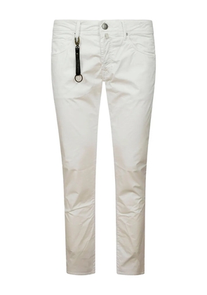 Incotex button-closure five-pocket jeans - White
