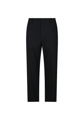 Gucci monogram trousers - Black