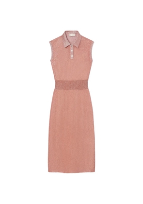 Tory Burch polo mesh dress - Pink