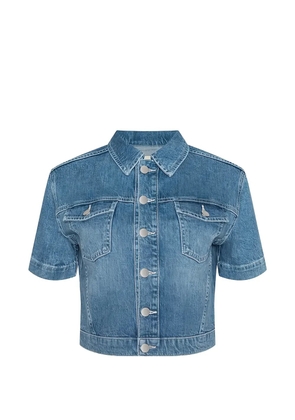 L'Agence Kirstie short-sleeve shirt - Blue