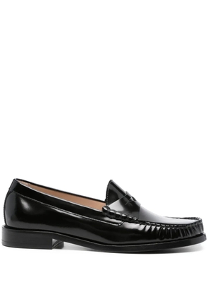 Stuart Weitzman leather loafers - Black