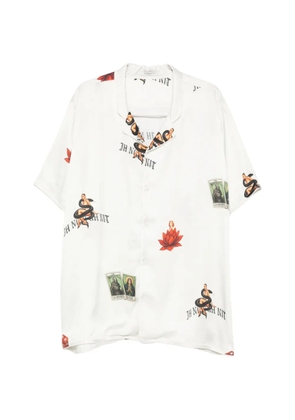 Ih Nom Uh Nit logo-print shirt - Neutrals