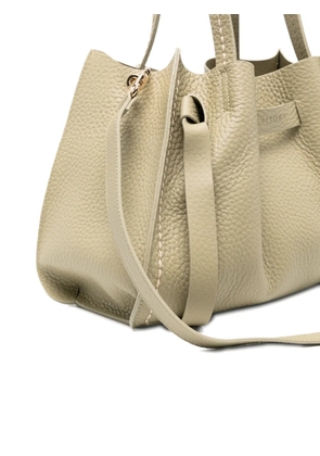 VISONA` tie detail tote bag - Neutrals