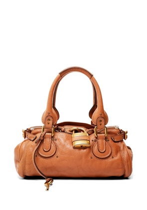 Chloé Pre-Owned 2000-2015 Paddington padlock leather shoulder bag - Brown
