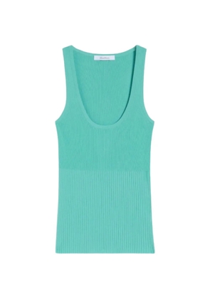 Max Mara Mxmghiro ribbed tank top - Green