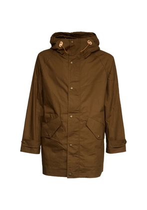 Ceccarelli hooded all weather coat - Brown