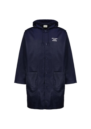 Drôle De Monsieur blue parka coat