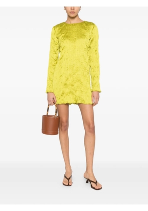 STAUD Kona textured mini dress - Green