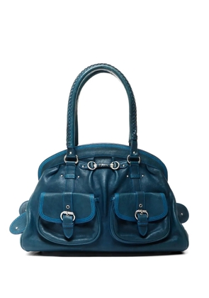 Christian Dior Pre-Owned 2006 leather satchel bag - Blue