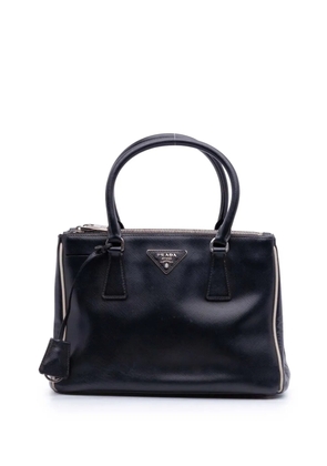 Prada Pre-Owned 2013-2026 Small Bicolor Saffiano Lux Galleria Double Zip satchel - Black