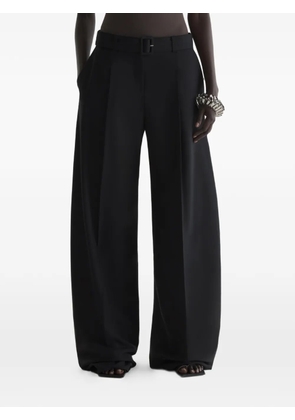 Mugler belted trousers - Black