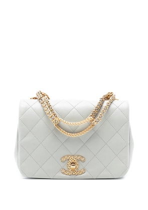 CHANEL Pre-Owned 2021-2026 Small Quilted Lambskin On And On Chain Flap shoulder bag - White