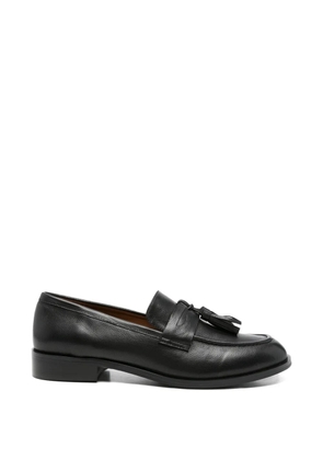 ADRIANNA FERETTI tassel-strap loafers - Black