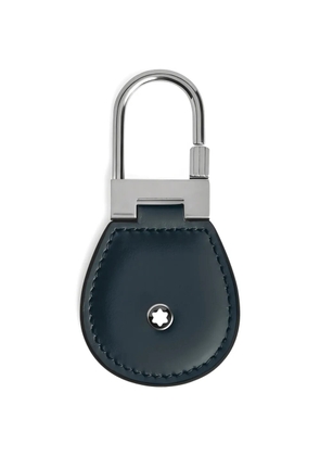 Montblanc logo-plaque keyring - Blue