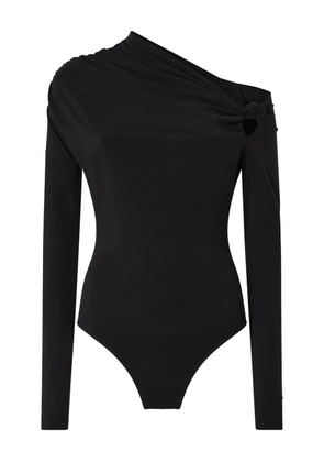 PINKO one-shoulder knotted body - Black