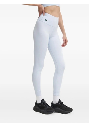 Lacoste logo-patch leggings - Blue