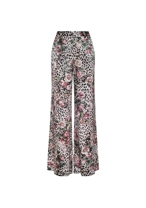 L'Agence Pilar patterned palazzo pants - Pink