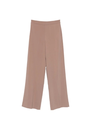 D.Exterior zip-fastening trousers - Brown