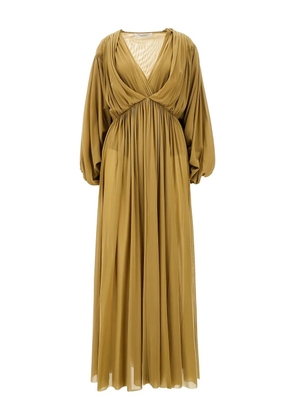 Philosophy Di Lorenzo Serafini puff-sleeve maxi dress - Brown