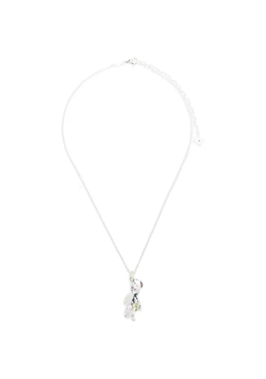 YVMIN bear-pendant necklace - Silver