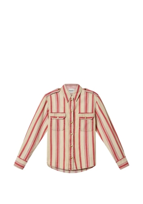 MARANT ÉTOILE GELVA striped shirt - Neutrals