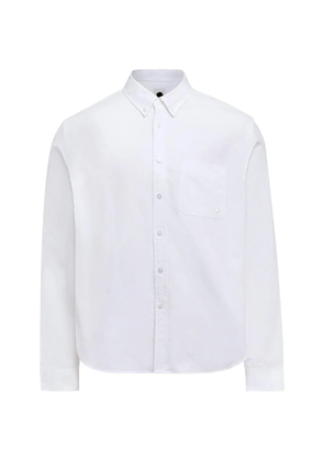 Vowels button-fastening shirt - White