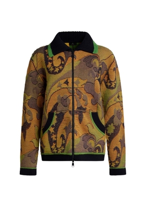 ETRO paisley-pattern cardigan - Green