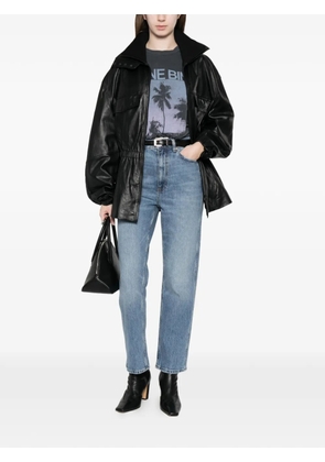 ANINE BING palm-print T-shirt - Grey