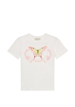 Blumarine butterfly-print T-shirt - White