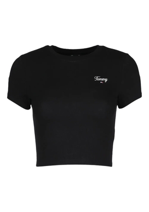 Tommy Jeans logo T-shirt - Black