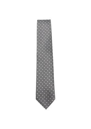 TOM FORD patterned tie - Grey