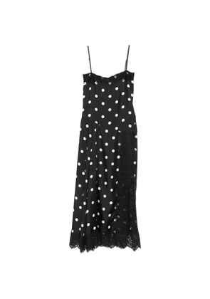 Sportmax polka-dot maxi dress - Black