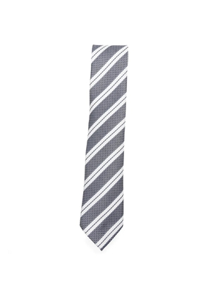 Zegna patterned tie - Blue