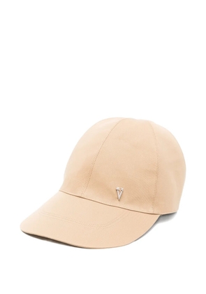 YVMIN hair-tie logo-applique baseball cap - Neutrals
