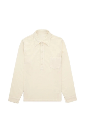 Fortela Grayson long-sleeve polo shirt - Neutrals