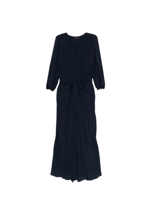 Seventy V-neck tie-waist dress - Blue