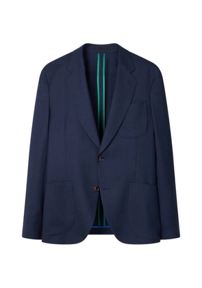 Paul Smith buttoned patch-pocket blazer - Blue